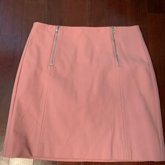 Loft Pink Zipper Skirt - Picture 2 of 3